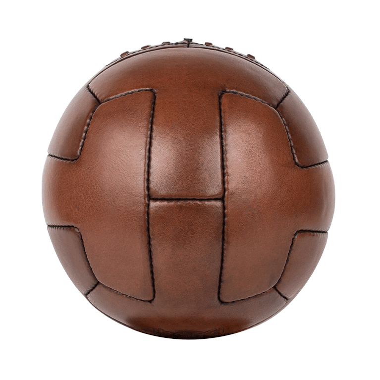 Le Vintage 1930 - Ballon de football en cuir (personnalisable)