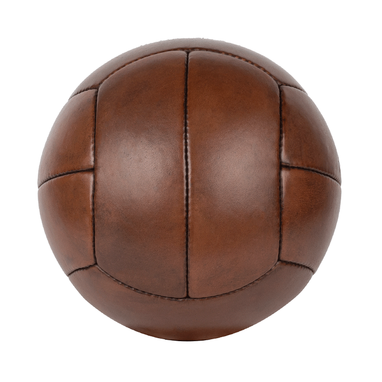 Le Vintage 1940 - Ballon de football en cuir (personnalisable)