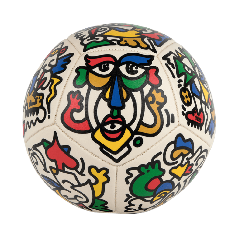 Ballon de football recyclable Louis Bottero x Rebond - Rebond