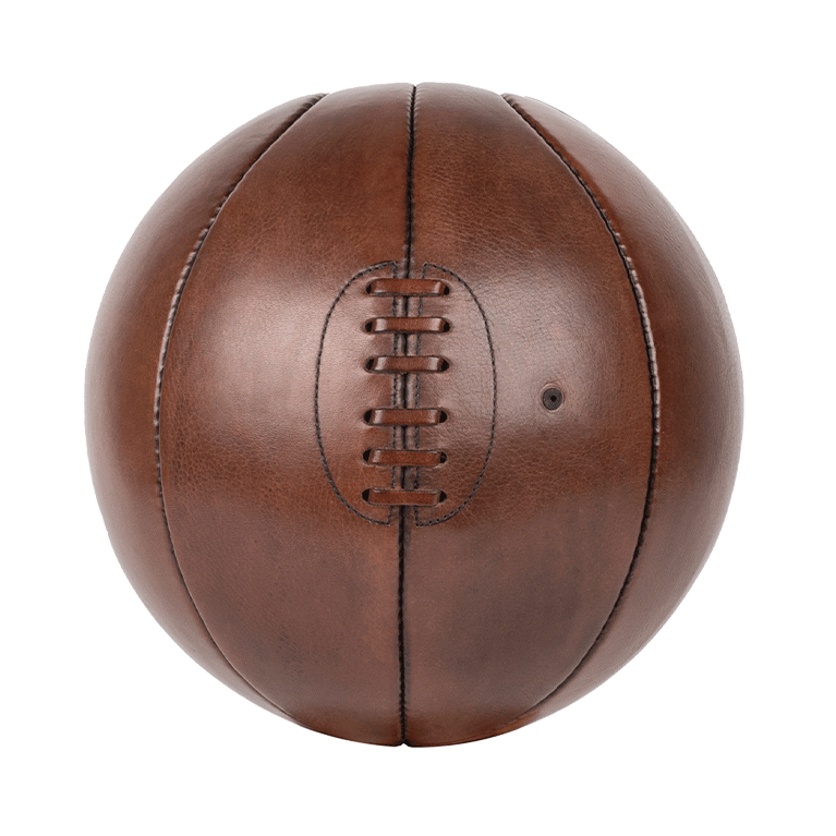 Le Vintage - Ballon de basket-ball en cuir (personnalisable)