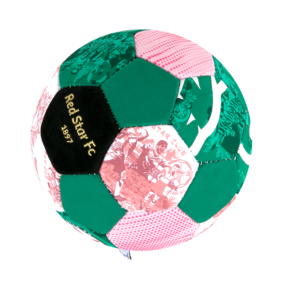 Ballon de foot éthique Made in France Red Star FC – Maillot Upcyclé - Rebond