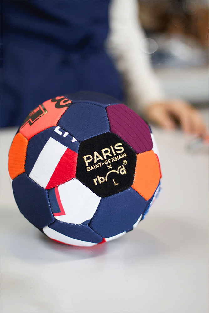 Ballon Maillots Historiques PSG x Rebond – 10ème Titre Champion de France