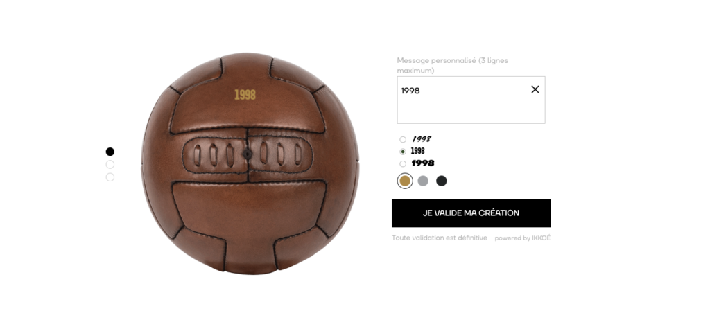 Ballon de foot pour collectionneur - Ballon de foot personnalisé rétro